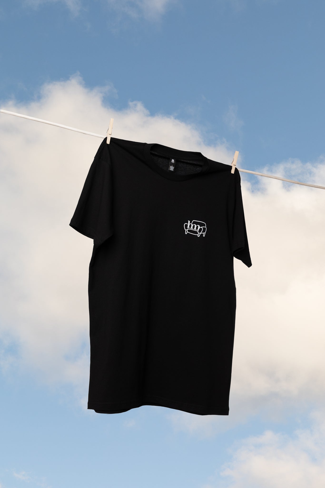 Housemates Tee - 'Couch Surfer' Black